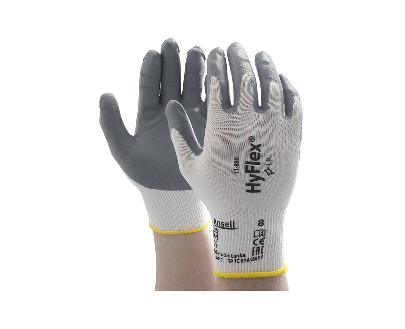 Guantes nitrilo Ansell Hyflex 11-800 - La Ropa de Trabajo | Seguridad ...
