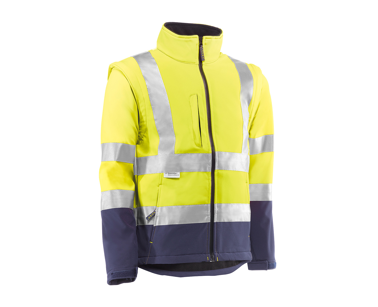 Chaqueta de trabajo Shof-Shell alta visibilidad bicolor - ropa de  trabajo y vestuario laboral