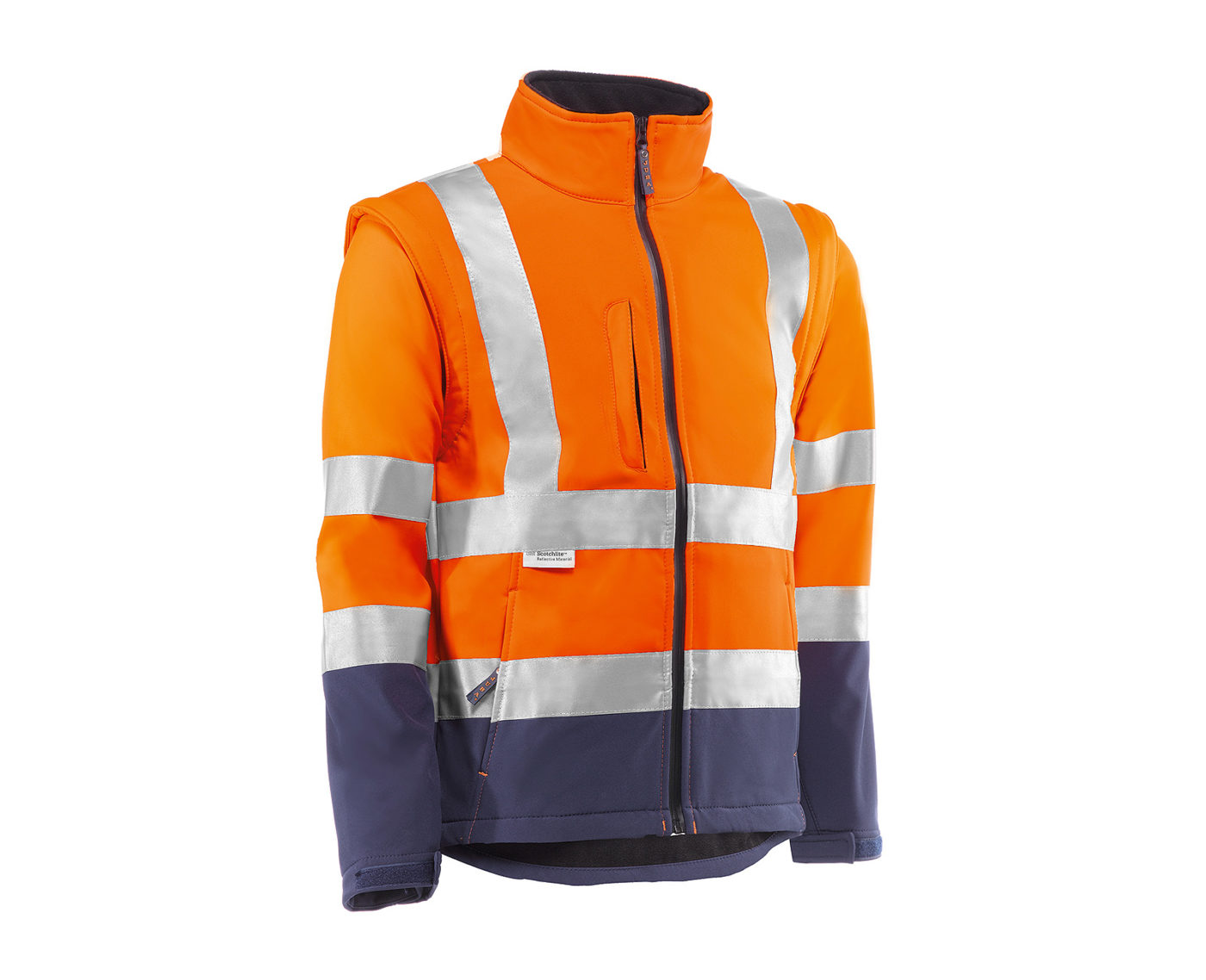 Cazadora Softshell Alta Visibilidad Bicolor Juba Alpe Hv La Ropa De Trabajo Seguridad